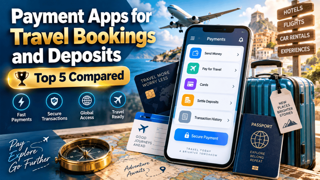 Payment Apps for Travel Bookings and Deposits: Top 5 Compared
