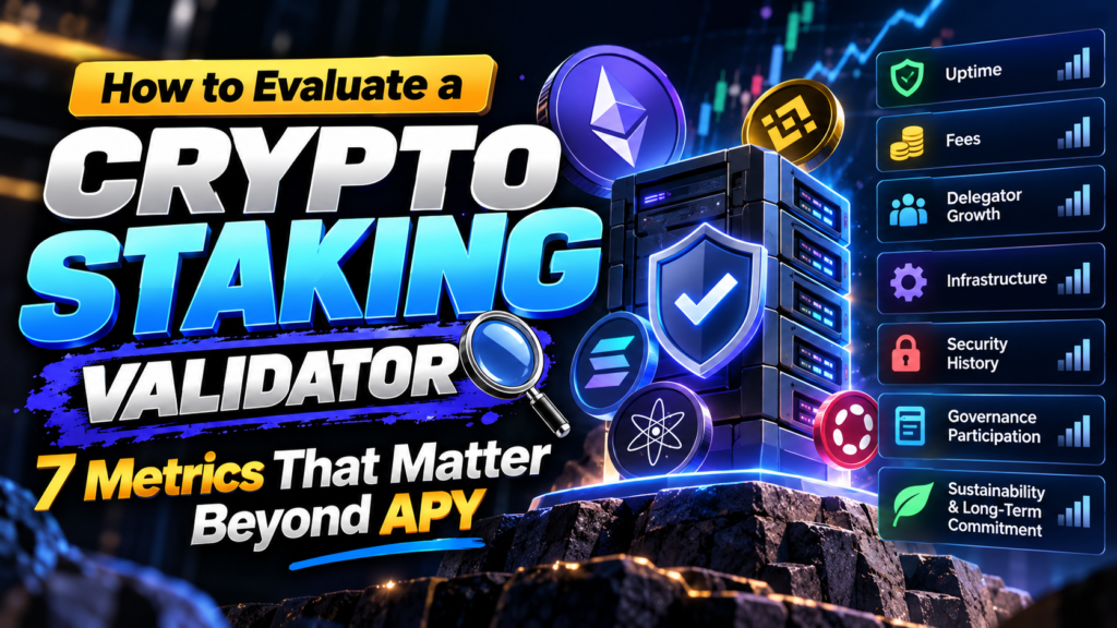 How to Evaluate a Crypto Staking Validator 7 Metrics That Matter Beyond APY