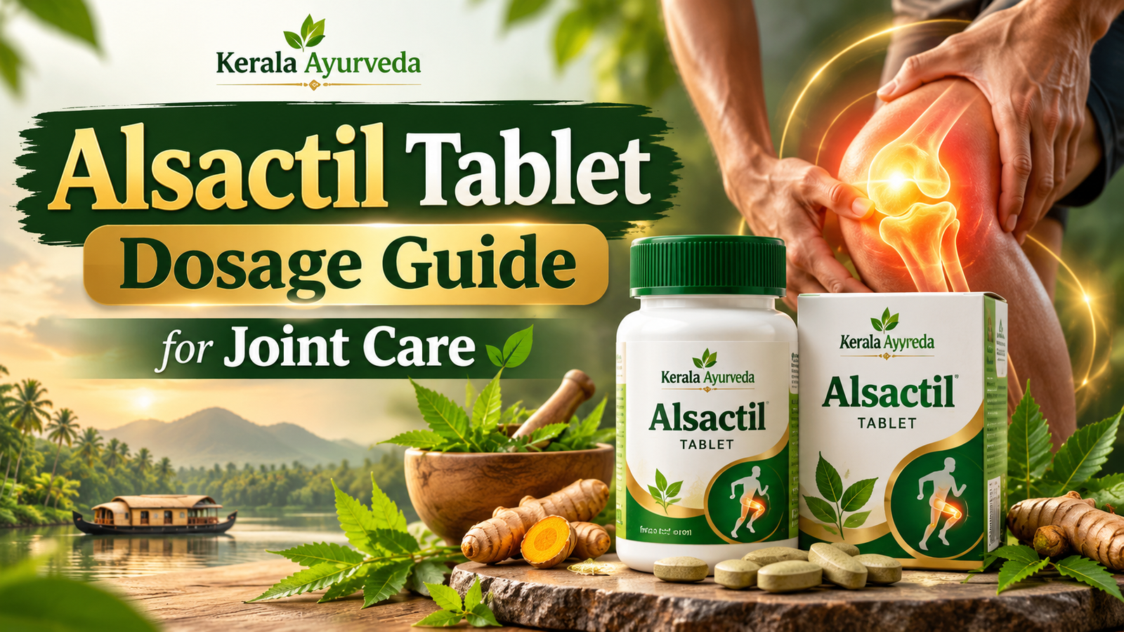 Kerala Ayurveda Alsactil Tablet Dosage Guide for Joint Care
